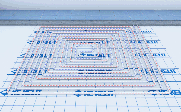 central heating underfloor heating